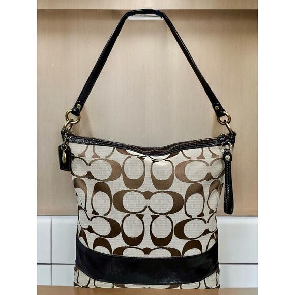 Y2K Coach 12824 Chelsea Signature Stripe Hobo Bag